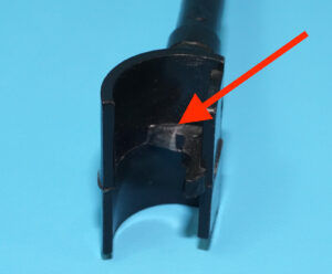 A-TEAM ORIGINAL SPARE PART 3,5″ SERIES ARMOURED ATTACK CANNON TURRET BARREL 1983 GALOOB READ