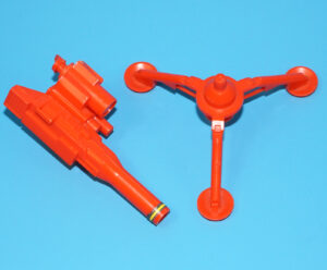 A-TEAM ORIGINAL SPARE PART 3,5″ SERIES ARMOURED ATTACK CANNON & TRIPOD 1983 GALOOB