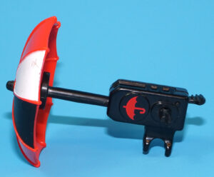 BATMAN RETURNS ORIGINAL SPARE PART THE PENGUIN UMBRELLA MISSILE & LAUNCHER 1992 KENNER