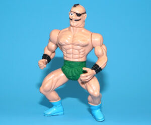 MOTU KO WRESTLING CHAMPIONS EYE PATCH WRETLER 1980s CHINA BOOTLEG MADISON HEROES FIGHTERS