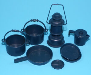 BIG JIM ORIGINAL SPARE PART FRONTIER WAGON CAMPING & COOKING GEAR 1976 MATTEL