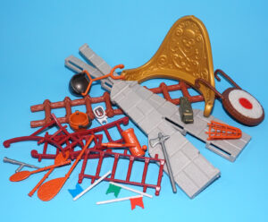 DISNEY HEROES SPARE PART LOT PETER PAN JOLLY ROGER ROBIN HOOD CASTLE 2003 FAMOSA