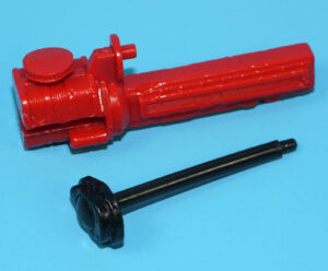 INCREDIBLE CRASH DUMMIES ORIGINAL SPARE PART JUNKBOT PISTON HEAD MISSILE LAUNCHER 1993 TYCO