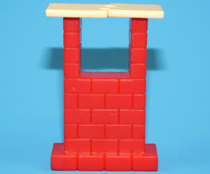 KARATE KID ORIGINAL SPARE PART JOHNNY LAWRENCE COBRA KAI BREAK-AWAY WOOD & BRICK STAND 1986 SOMA