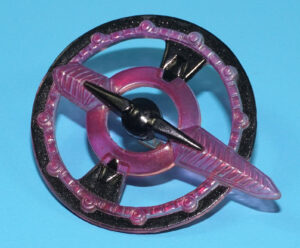 MMPR POWER RANGERS ORIGINAL SPARE PART TIME FORCE PINK RANGER SHIELD 2001 BANDAI