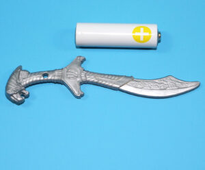 MMPR POWER RANGERS ORIGINAL SPARE PART 8″ WHITE RANGER SCIMITAR SWORD 1993 BANDAI