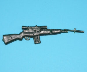 NATIONAL DEFENSE ORIGINAL SPARE PART RIFLE GUN 1985 AGGLO GI JOE KO