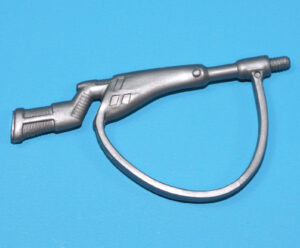 TMNT TEENAGE MUTANT NINJA TURTLES ORIGINAL SPARE PART GENERAL BLANQUE RIFLE GUN 2005 PLAYMATES
