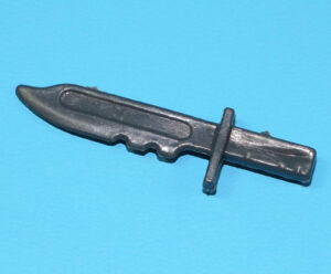 TMNT TEENAGE MUTANT NINJA TURTLES ORIGINAL SPARE PART FOOT SOLDIER KNIFE 1988 PLAYMATES