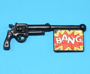 TMNT TEENAGE MUTANT NINJA TURTLES ORIGINAL SPARE PART UNDERCOVER DON REVOLVER GUN 1990 PLAYMATES