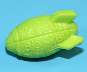 TMNT TEENAGE MUTANT NINJA TURTLES ORIGINAL SPARE PART T.D. TOSSIN’ LEO FOOTBALL BOMB 1991 PLAYMATES
