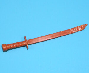 TMNT TEENAGE MUTANT NINJA TURTLES ORIGINAL SPARE PART LEONARDO KATANA SWORD 1988 PLAYMATES