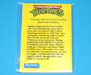 TMNT TEENAGE MUTANT NINJA TURTLES CHECKLIST ’93 MINI CATALOG SEALED 1993 PLAYMATES