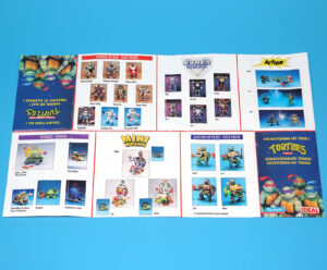 TMNT TEENAGE MUTANT NINJA TURTLES CHECKLIST ’94 MINI CATALOG EURO HERO KNIGHT MIKE 1994 PLAYMATES