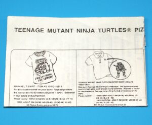 TMNT TEENAGE MUTANT NINJA TURTLES PIZZA POINT PREMIUM CATALOG VOL II 1990 TURTLE FORCE FAN CLUB
