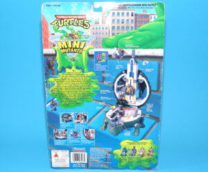 TMNT TEENAGE MUTANT NINJA TURTLES FILE CARD UNCUT FILECARD CARDBACK MINI MUTANTS SEWER-HERO PLAYSET 1995 PLAYMATES