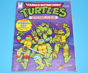 TMNT TEENAGE MUTANT NINJA TURTLES STICKER ALBUM NL DUTCH EURO HERO 1990 SEMIC HOLLAND