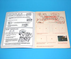 TMNT TEENAGE MUTANT NINJA TURTLES STICKER ALBUM NL DUTCH EURO HERO 1990 SEMIC HOLLAND