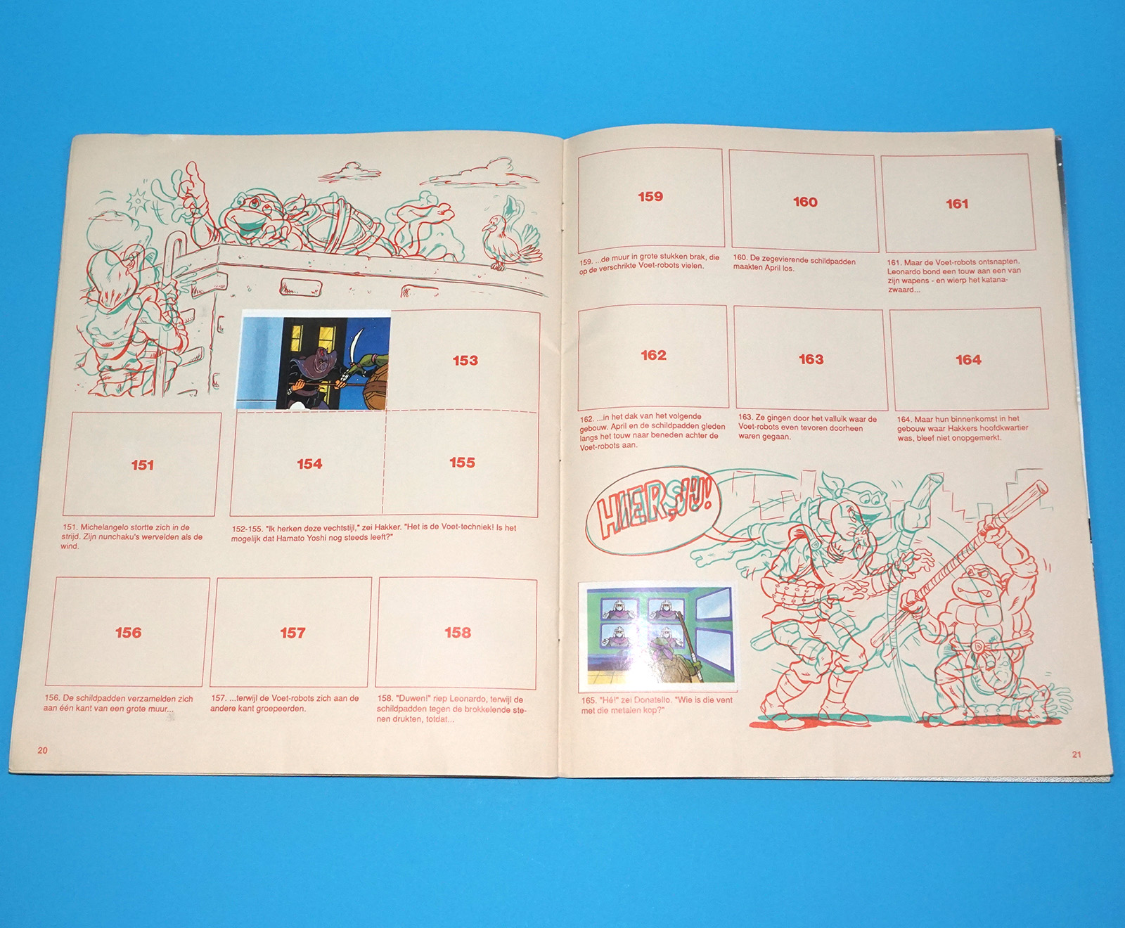 TMNT TEENAGE MUTANT NINJA TURTLES STICKER ALBUM NL DUTCH EURO HERO 1990 SEMIC HOLLAND - Image 14
