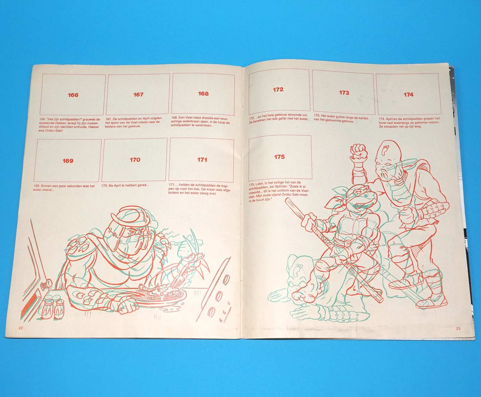 TMNT TEENAGE MUTANT NINJA TURTLES STICKER ALBUM NL DUTCH EURO HERO 1990 SEMIC HOLLAND - Image 15