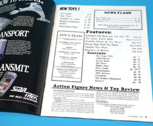 ACTION FIGURE NEWS & TOY REVIEW #14 NOV 1993 TMNT TEENAGE MUTANT NINJA TURTLES EXO SQUAD UZAY