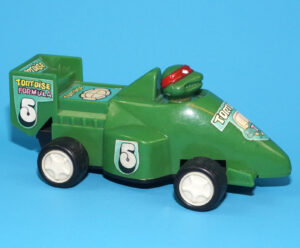 TMNT KO TORTOISE FORMULA PULL BACK ACTION RACER RAPHAEL 1990 CHINA BOOTLEG