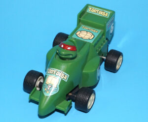 TMNT KO TORTOISE FORMULA PULL BACK ACTION RACER RAPHAEL 1990 CHINA BOOTLEG