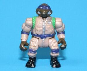 TMNT TEENAGE MUTANT NINJA TURTLES ORIGINAL SPARE PART MINI MUTANTS MILITARY LEONARDO 1994 PLAYMATES