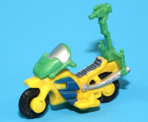 TMNT TEENAGE MUTANT NINJA TURTLES MINI MUTANTS TRANSPORT NEWS CYCLE 1994 PLAYMATES