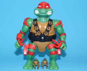 TMNT TEENAGE MUTANT NINJA TURTLES MINI MUTANTS RAPH’S SAMURAI SEWER LAIR PLAYSET NEAR COMPLETE 1996 PLAYMATES