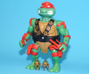 TMNT TEENAGE MUTANT NINJA TURTLES MINI MUTANTS RAPH’S SAMURAI SEWER LAIR PLAYSET NEAR COMPLETE 1996 PLAYMATES