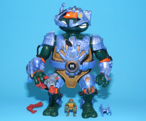 TMNT TEENAGE MUTANT NINJA TURTLES MINI MUTANTS MIKE SAMURAI SEWER LAIR PLAYSET NEAR COMPLETE 1996 PLAYMATES