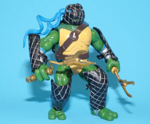 TMNT TEENAGE MUTANT NINJA TURTLES NEXT MUTATION TURTLEFLAGE CAMO-ARMOR LEO 100% COMPLETE 1998 PLAYMATES