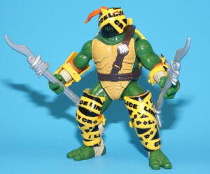 TMNT TEENAGE MUTANT NINJA TURTLES NEXT MUTATION TURTLEFLAGE CAMO-ARMOR MIKE 100% COMPLETE 1998 PLAYMATES