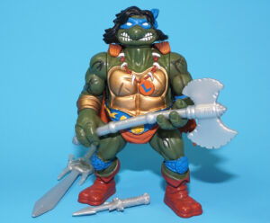 TMNT TEENAGE MUTANT NINJA TURTLES WARRIORS OF THE FORGOTTEN SEWERS SAVAGE LEO NEAR COMPLETE 1994 PLAYMATES