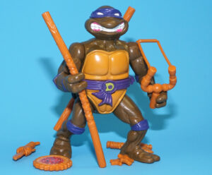 TMNT TEENAGE MUTANT NINJA TURTLES STORAGE SHELL DONATELLO 100% COMPLETE 1991 PLAYMATES