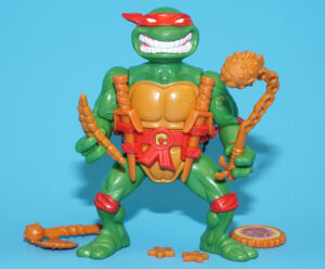 TMNT TEENAGE MUTANT NINJA TURTLES STORAGE SHELL RAPHAEL 100% COMPLETE 1991 PLAYMATES