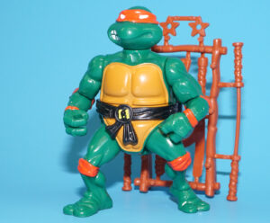TMNT TEENAGE MUTANT NINJA TURTLES MICHELANGELO 100% COMPLETE 1988 PLAYMATES