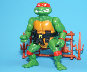 TMNT TEENAGE MUTANT NINJA TURTLES RAPHAEL 100% COMPLETE 1988 PLAYMATES
