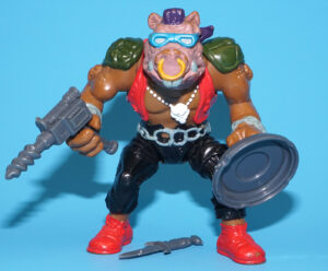 TMNT TEENAGE MUTANT NINJA TURTLES BEBOP 100% COMPLETE 1988 PLAYMATES