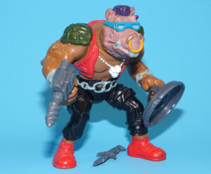 TMNT TEENAGE MUTANT NINJA TURTLES BEBOP 100% COMPLETE 1988 PLAYMATES