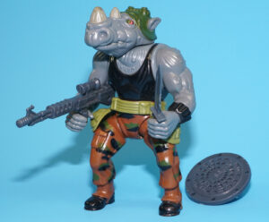 TMNT TEENAGE MUTANT NINJA TURTLES ROCKSTEADY 100% COMPLETE 1988 PLAYMATES