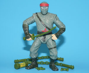 TMNT TEENAGE MUTANT NINJA TURTLES MOVIE STAR FOOT SOLDIER 100% COMPLETE 1992 PLAYMATES
