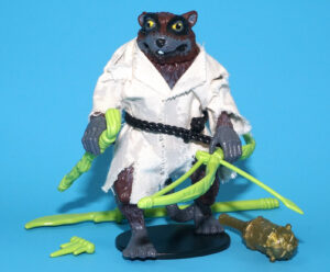 TMNT TEENAGE MUTANT NINJA TURTLES MOVIE III SPLINTER 100% COMPLETE 1993 PLAYMATES