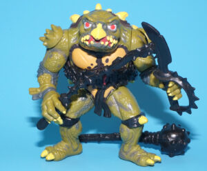 TMNT TEENAGE MUTANT NINJA TURTLES TOKKA 100% COMPLETE 1991 PLAYMATES