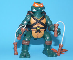 TMNT TEENAGE MUTANT NINJA TURTLES ACTION BLACK BELT BOXER MIKE 100% COMPLETE 1993 PLAYMATES
