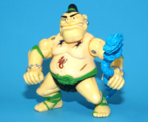 TMNT TEENAGE MUTANT NINJA TURTLES EURO TATTOO BLUE ACCESSORIES 100% COMPLETE 1991 PLAYMATES HTF