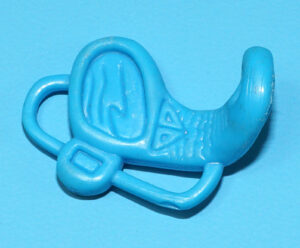 TMNT TEENAGE MUTANT NINJA TURTLES EURO SUPER SHREDDER ORIGINAL SPARE PART BLUE COMMUNICATOR ACCESSORY 1991 PLAYMATES HTF