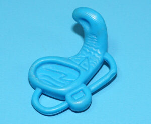 TMNT TEENAGE MUTANT NINJA TURTLES EURO SUPER SHREDDER ORIGINAL SPARE PART BLUE COMMUNICATOR ACCESSORY 1991 PLAYMATES HTF