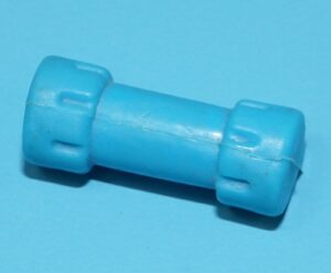 TMNT TEENAGE MUTANT NINJA TURTLES EURO SUPER SHREDDER ORIGINAL SPARE PART BLUE OOZE CANNISTER ACCESSORY 1991 PLAYMATES HTF